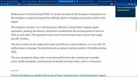 Moderna can't sell vaccines anymore