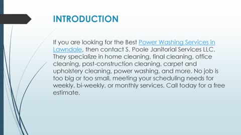 Best Power Washing Services in Lawndale