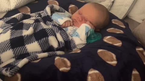 Dad's Snoring Keeps Baby Awake