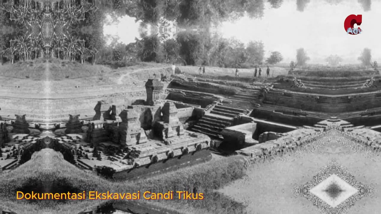 Tikus Temple, a relic of the Hindu-style Majapahit kingdom