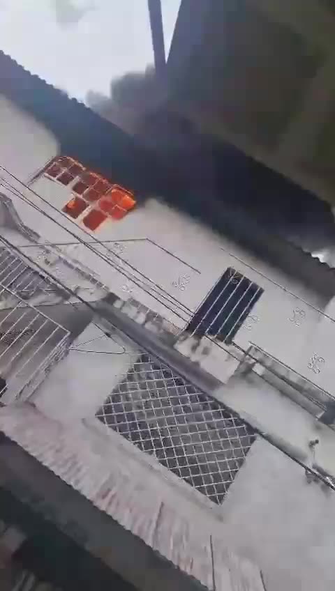 Incendio en local de colchones en Turbaco