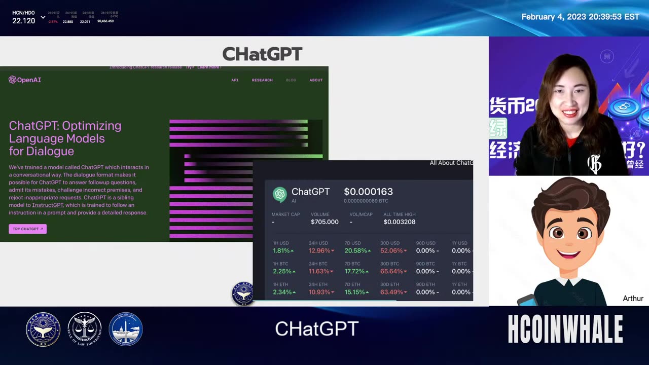 #HCoin Whale EP04 FEB 04, 2023 #数字货币2023年开门绿，#美国经济各项指标向好？