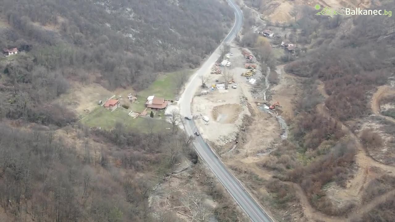 240220 Ботевград - Мездра, трасето отвисоко