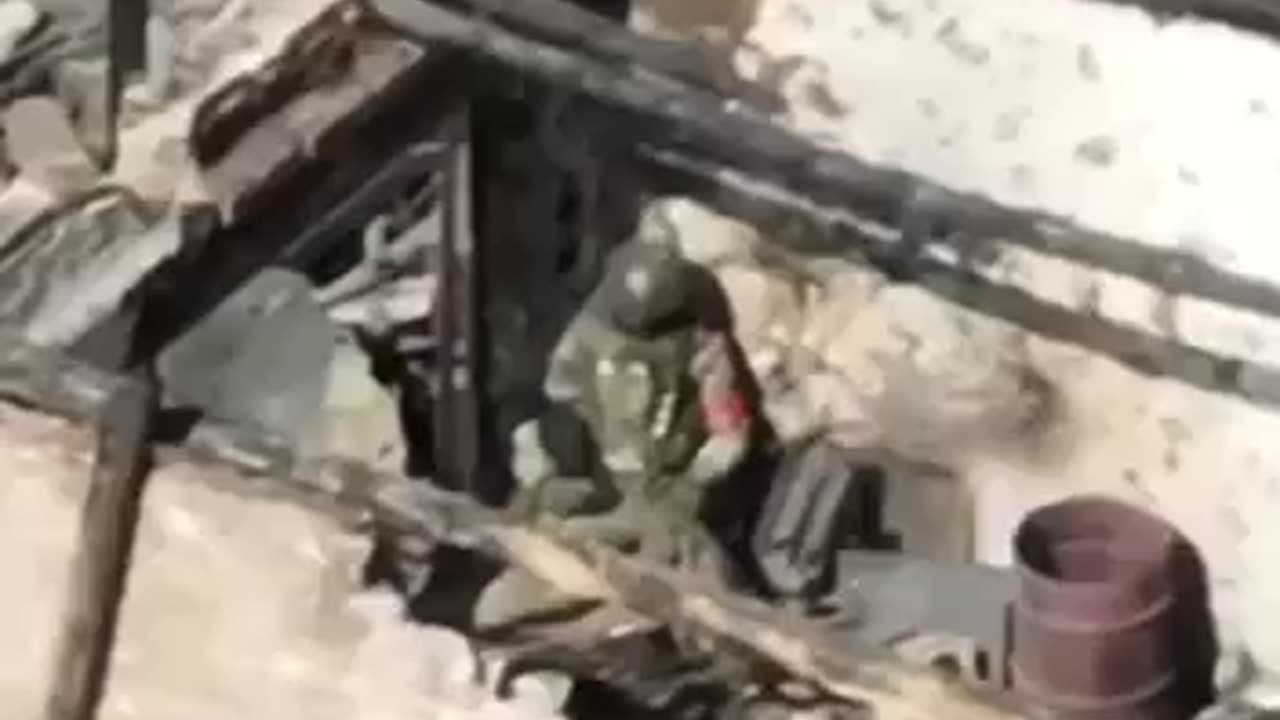 Russian Soldier Contemplating Life Choices