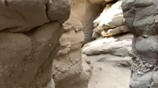 The Slot Canyon in Anza Borrego