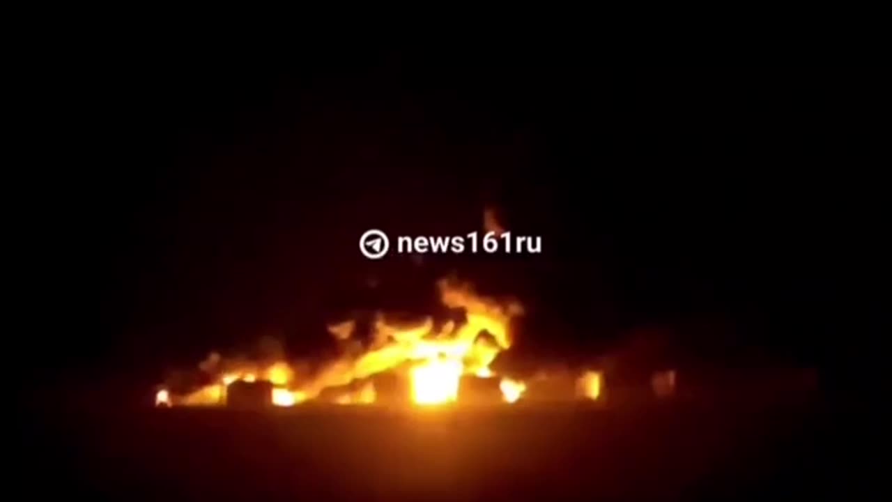 😳 Local residents living near the burning oil depot in Rostov region plan to