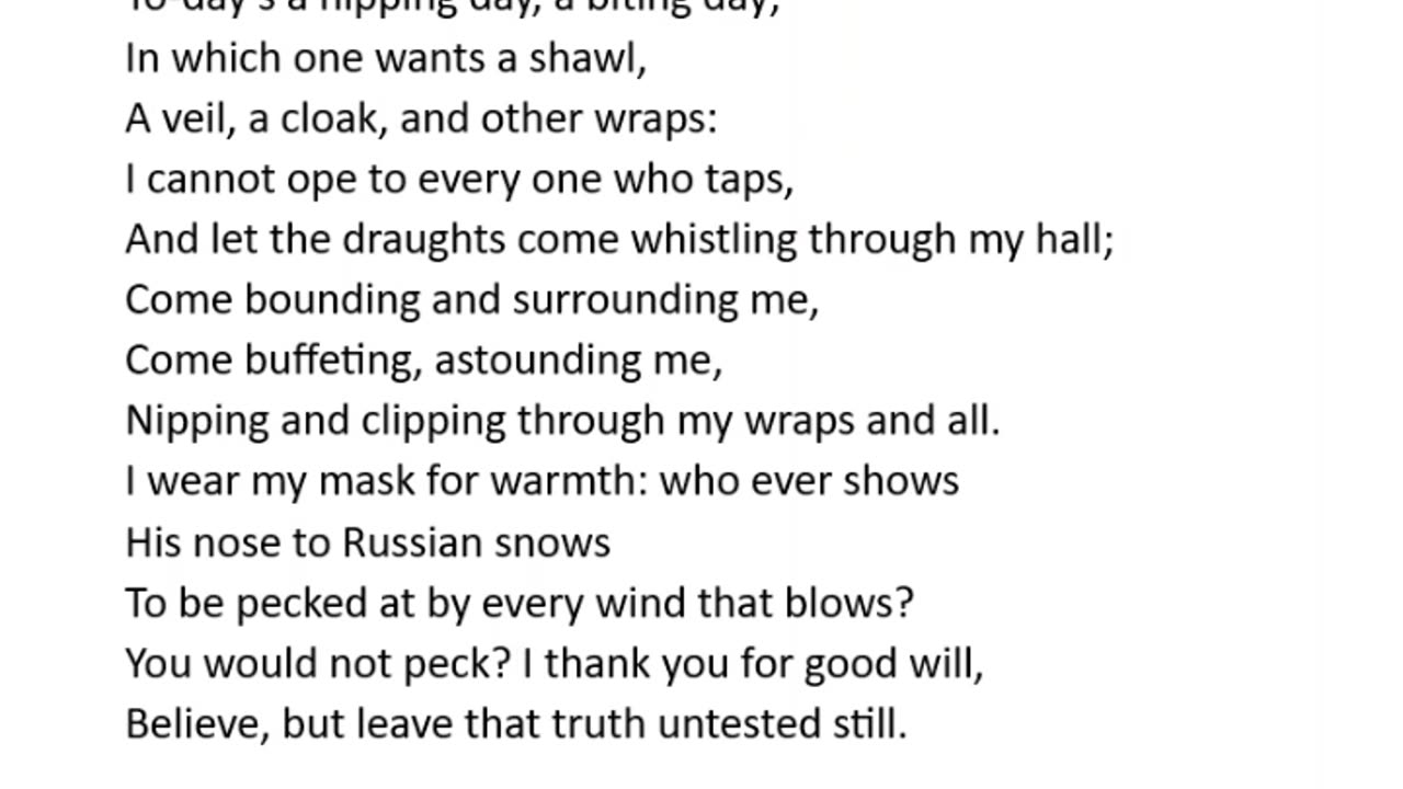 "My Secret" by Christina Georgina Rossetti