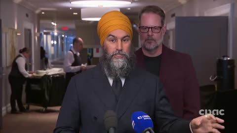 Canada - Jagmeet Singh speaks with reporters as NDP caucus retreat continues – September 11, 2024