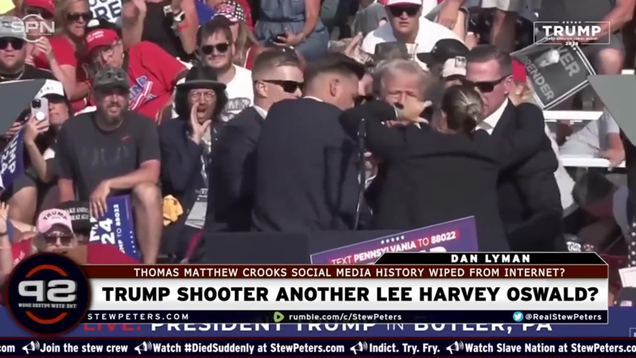 Trump Shooter Another Lee Harvey Oswald PATSY? Thomas Matthew Crooks A Social Media GHOST