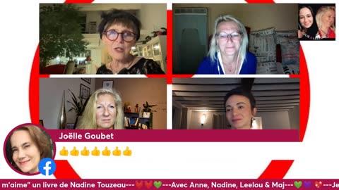 Partages autour de "je m'aime" avec Nadine Touzeau, Anne, Maj & Leelou 27/09