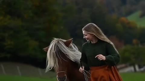 Horse and girl