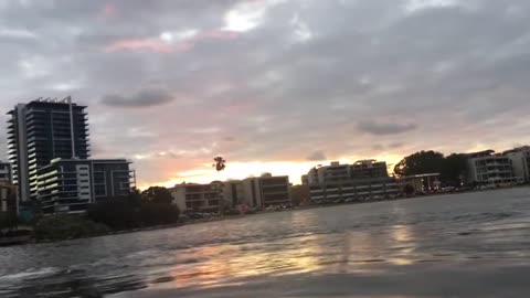 Gondolas on the Swan Timelapse Jan 2021