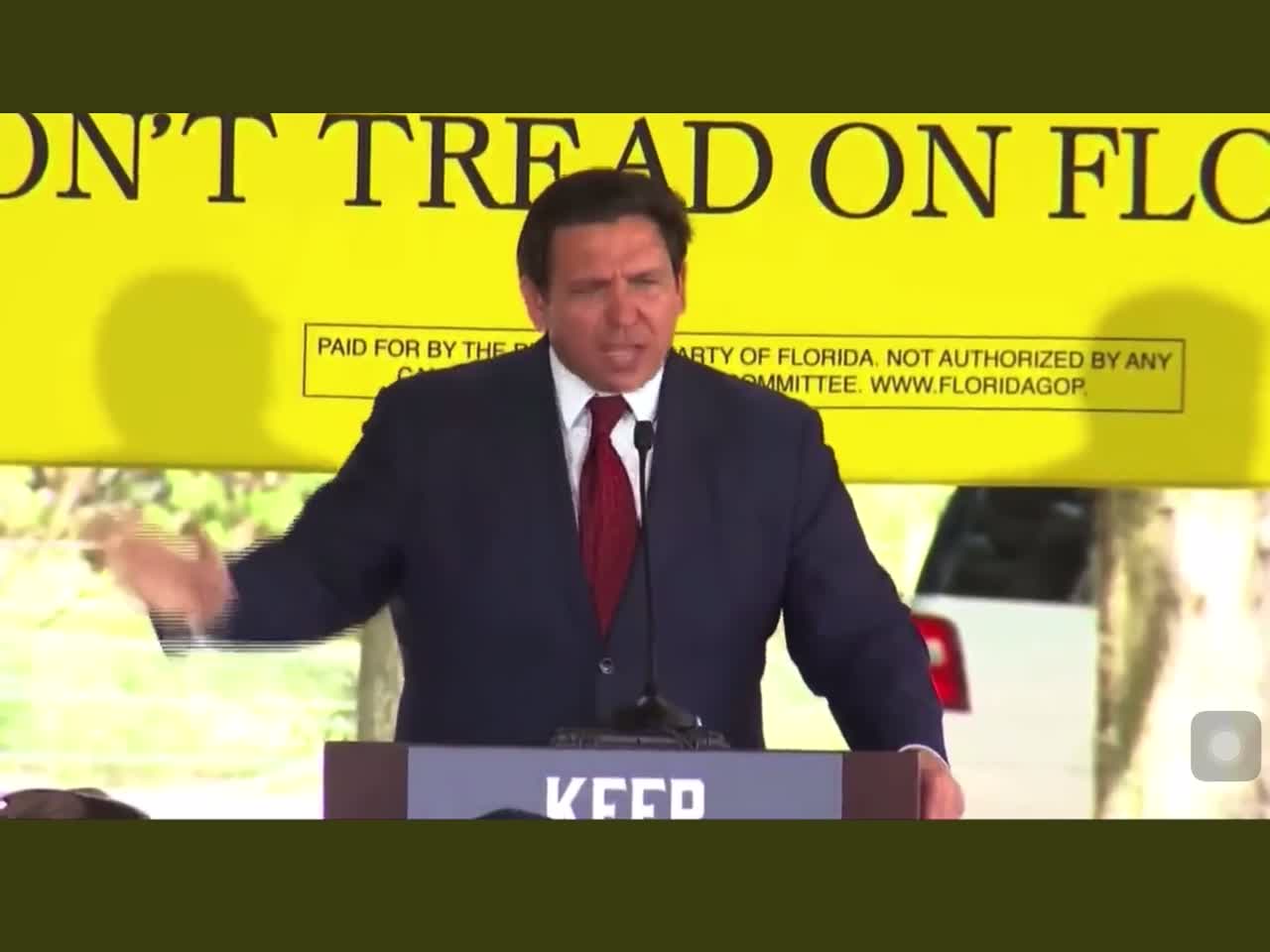 Gov DeSantis: He may be retiring but someone needs to grab the elf and Chuck him across the Potomac.