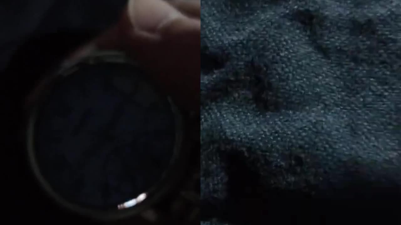 Layered ASMR Blue Pen Directly On Camera & Metal Watch