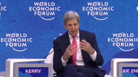 ⚠️Globalist Shill John Kerry blames humanity for the world's problems