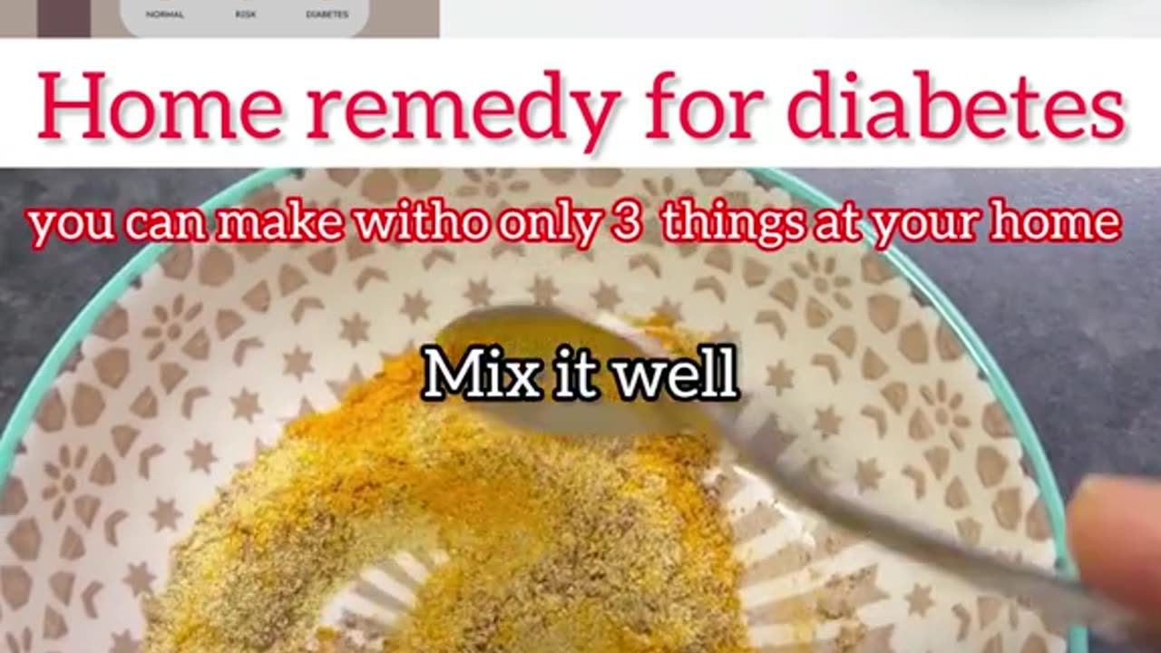 Home Remedy For Diabetes