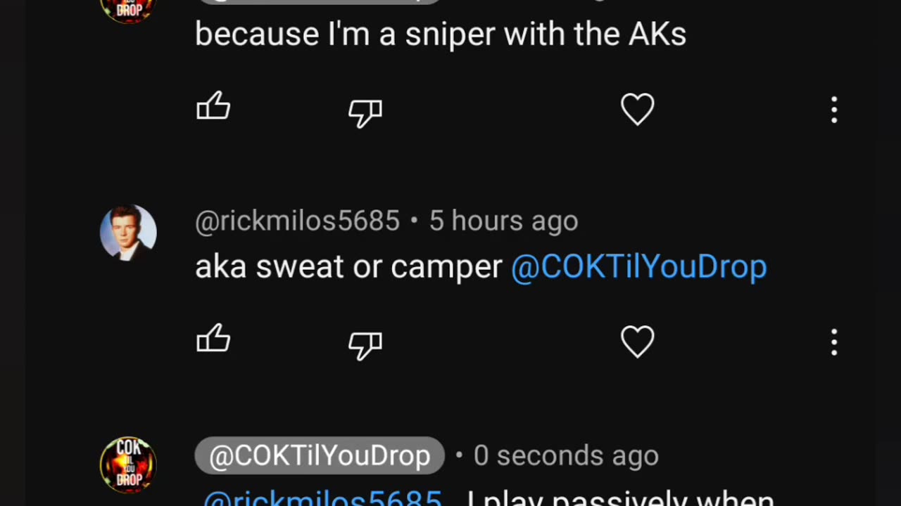 Dec 14th 2023 bro couldn't make up his mind on if I was a sweat or a camper who couldn't quickscope