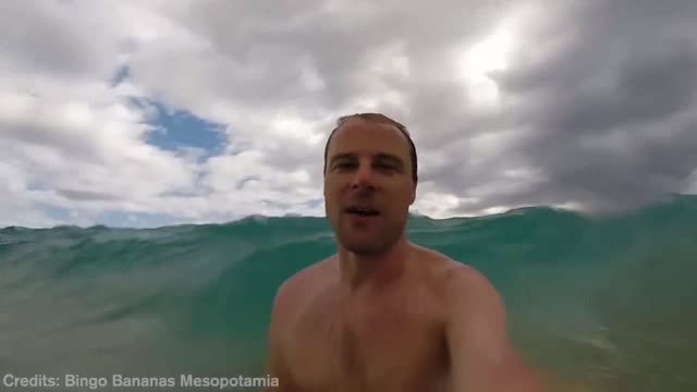 Shot on iPhone meme Huge Wave