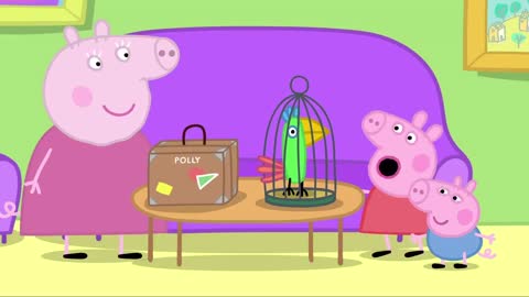 Peppa Looks After Polly the Parrot Peppa Pig Full Episodesp2