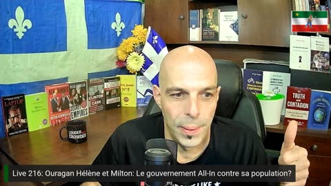 Live 216: Ouragans Hélène et Milton: Le gouvernement américain All-In contre sa population?