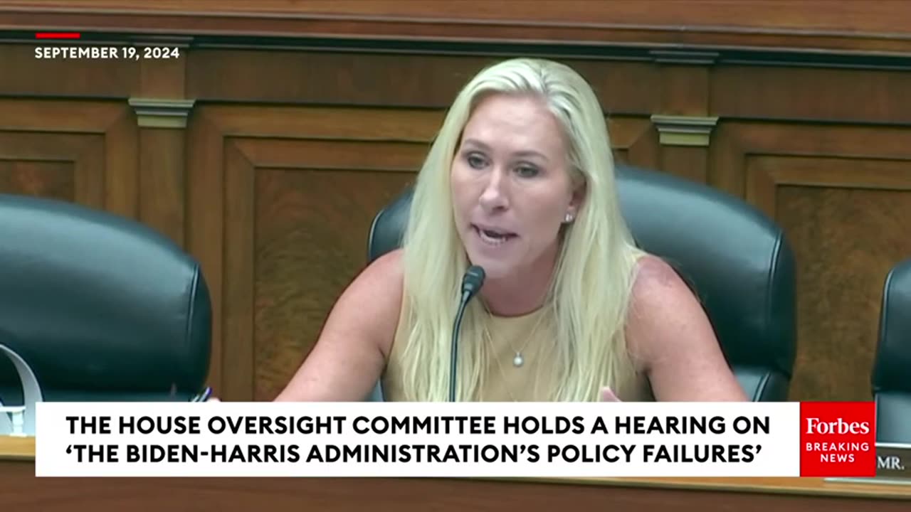 Marjorie Taylor Greene Directly Calls Out Kamala Harris In Fiery House Oversight Committee Hearing!!