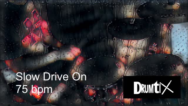 Slow drive on 75 bpm - drum beat