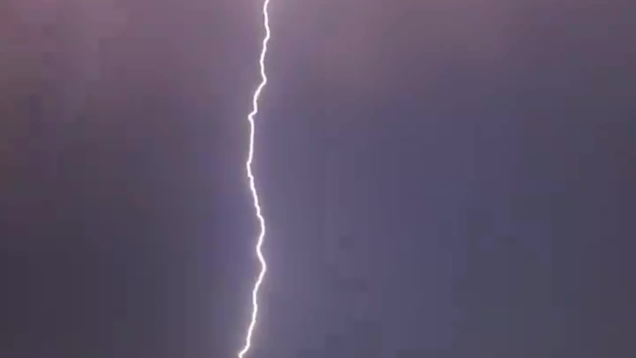 Lightning strikes the Makkah Clock Tower in Saudi Arabia