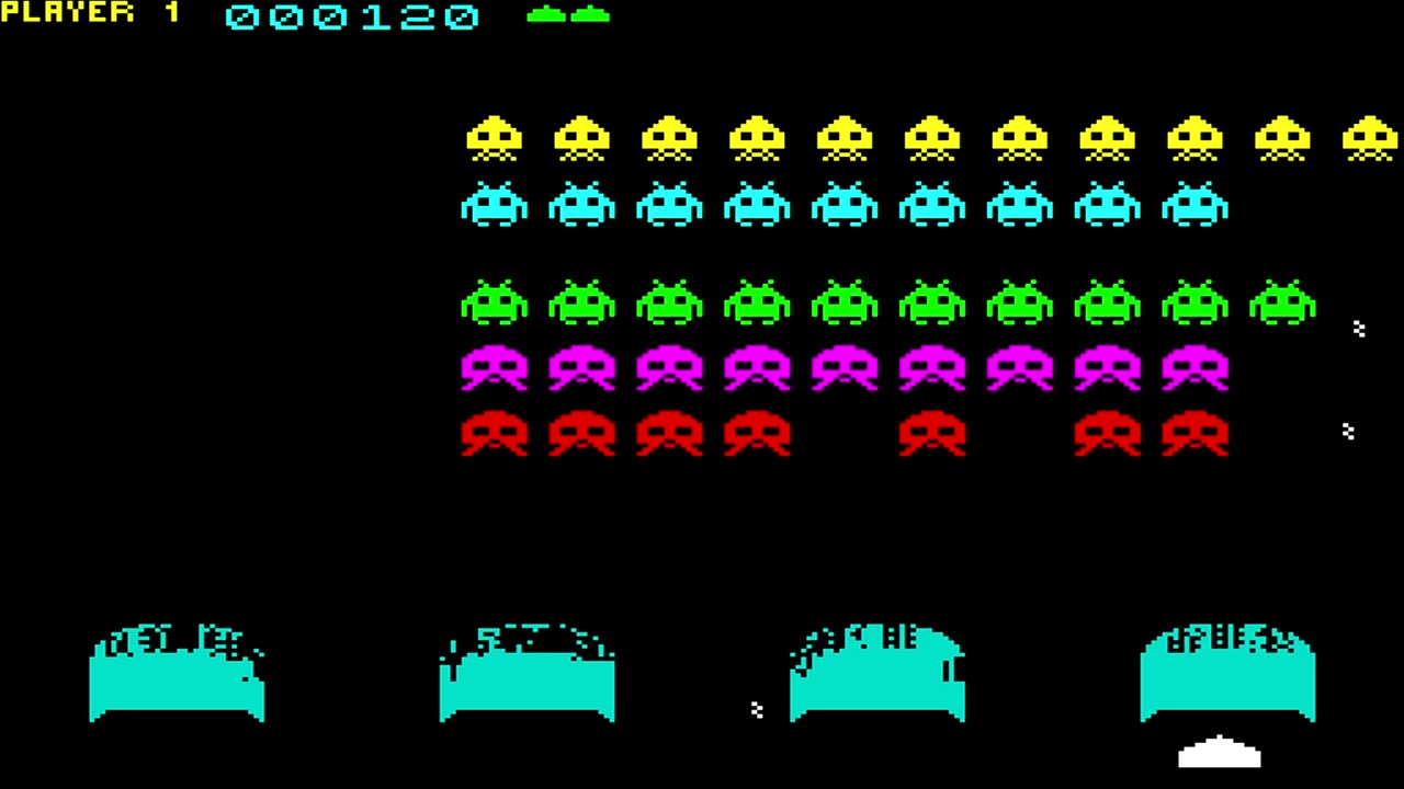 Invaders Artic ZX Spectrum Video Games Retro Gaming Arcade 8-bit