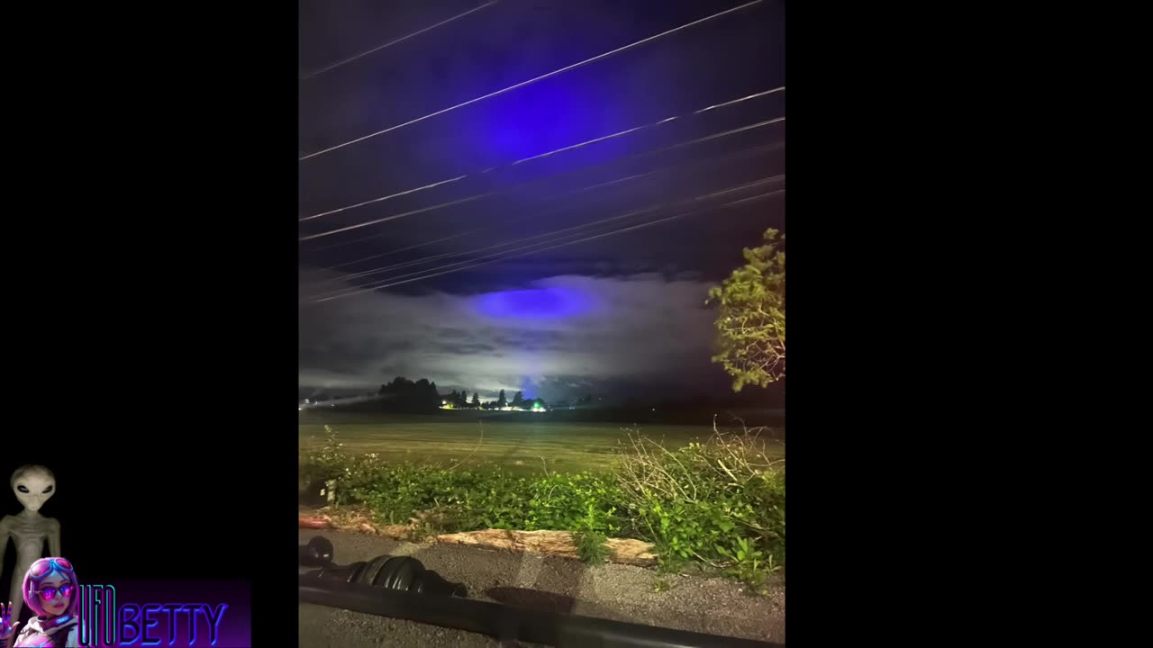 Strange Blue Lights spotted over Oregon 2/9/24