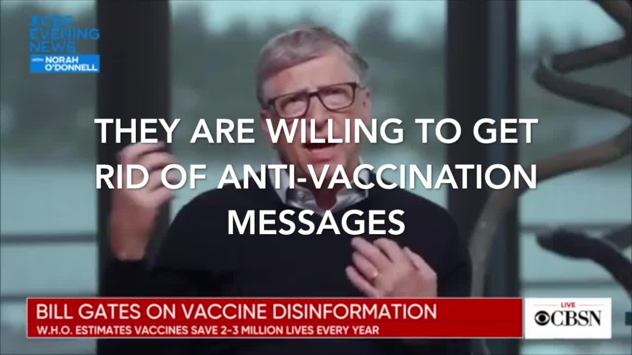 Bill Gates Exposing Himself In His Own Words Part 8: Social Media Control