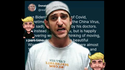 Trump reacts to Brandon having the Chyyna-Virus for the second time.