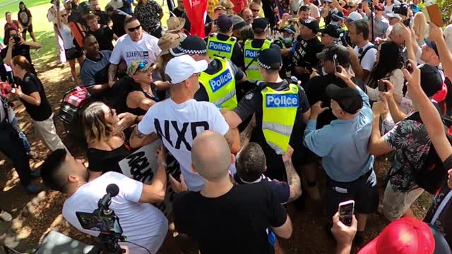 Police Scuffle