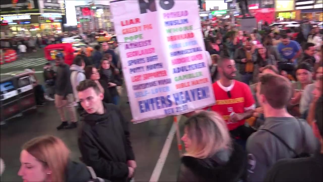 Teenagers Offended At Christian's Sign