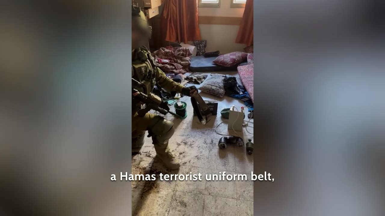 IDF: Terrorists and Weapons Embedded inside an UNRWA Attached is a video