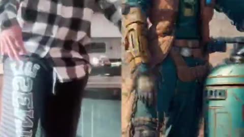 mEn Behind the mask Statue-Funny Creative