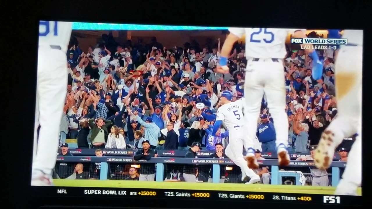 Epic Walk off Grand Slam in World Series Game 1