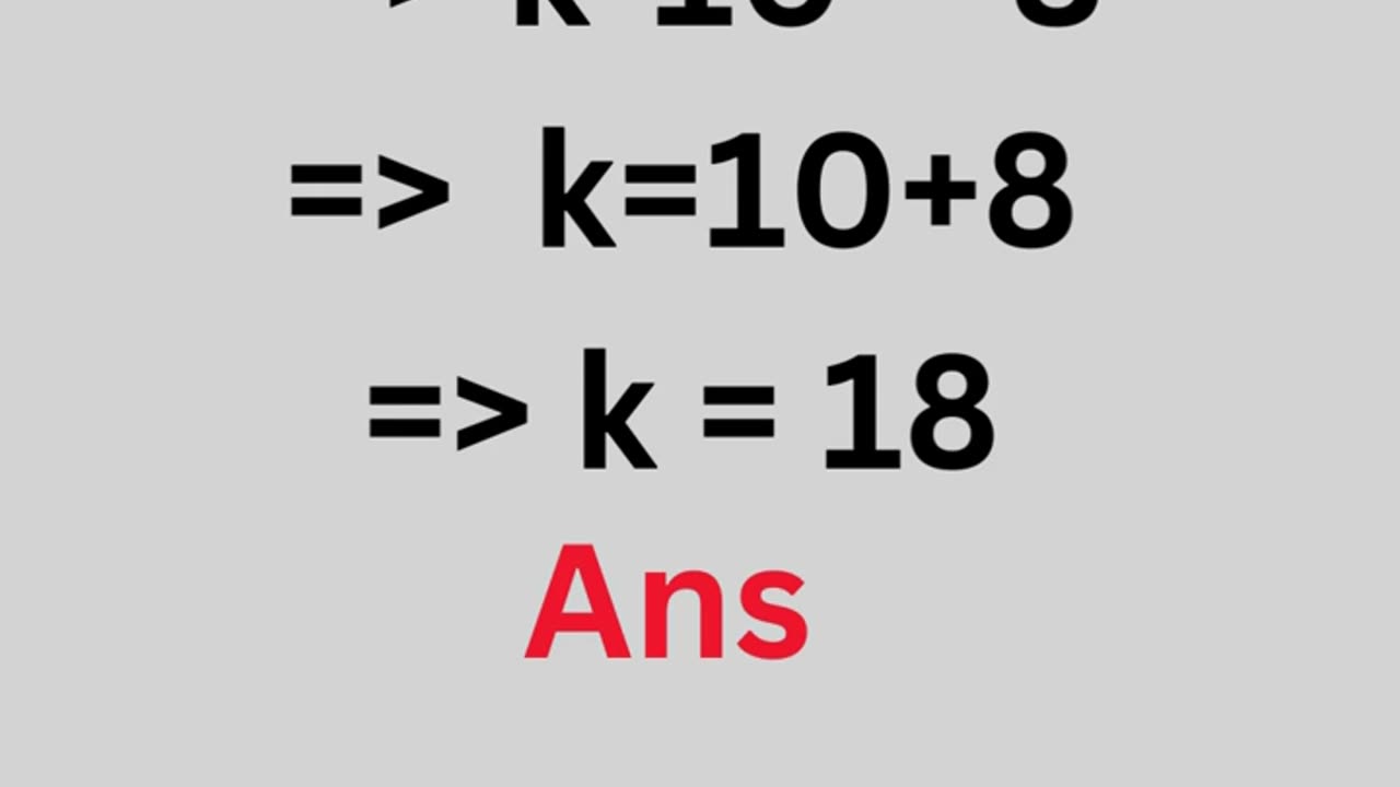 For what value of k will k + 9,2k -1 and 2k + 7 are the consecutive terms of an A.P.? |