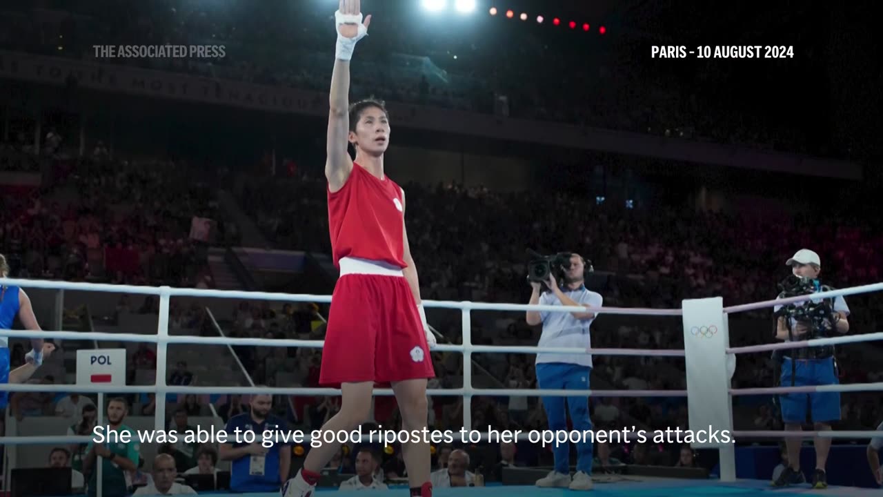 Fans celebrate as boxer Lin Yu-ting of Taiwan wins gold medal at Paris Olympics