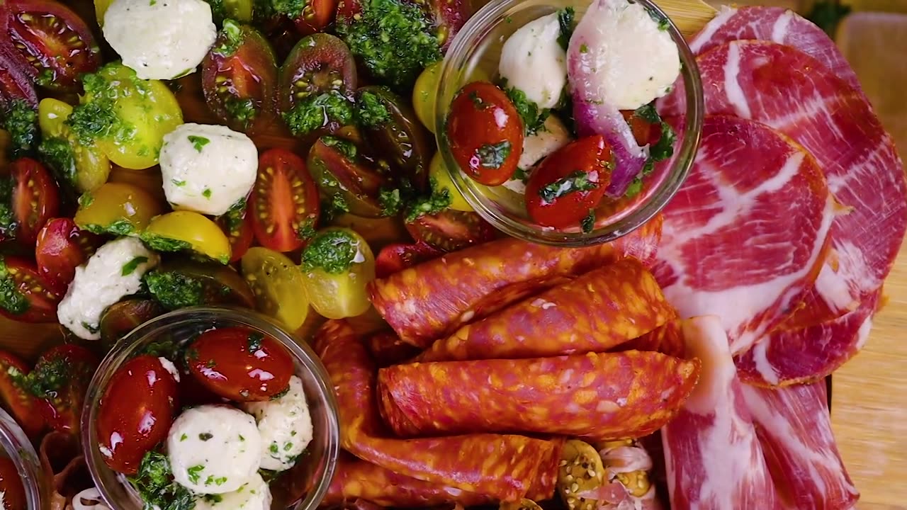 How to Make a Simple Italian Cold Antipasto Appetizer Party Platter