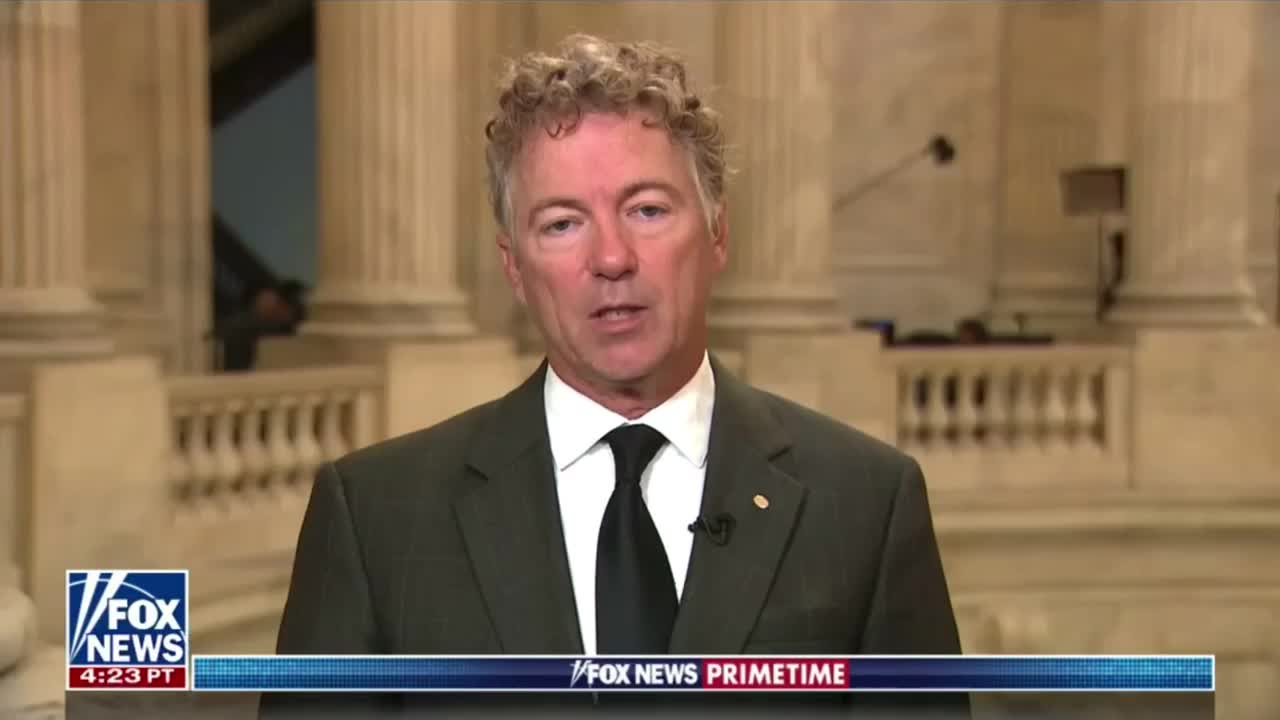 RAND PAUL WARNS AMERICANS TO “BE AFRAID OF YOUR GOVERNMENT”