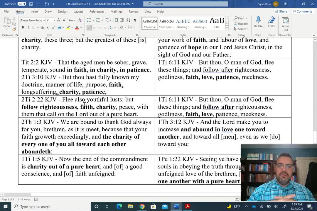 Charity & Love: Is There A Difference? (Sermon follow-up from 6/20)