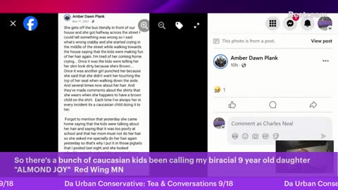 Da Urban Conservative: Tea & Conversations 9/18