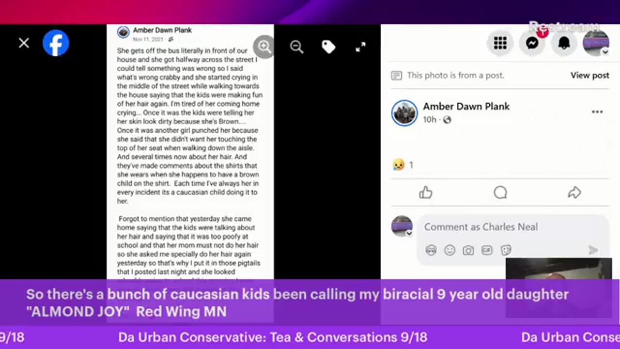 Da Urban Conservative: Tea & Conversations 9/18