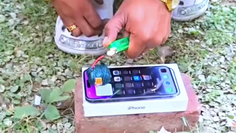 iPhone vs Bomb 💣 . #shorts #rumble #iphone #diwalidhamaka