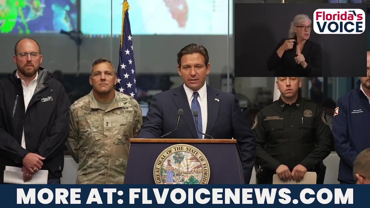 Florida Governor Ron DeSantis announces largest staging of linemen in U.S. history