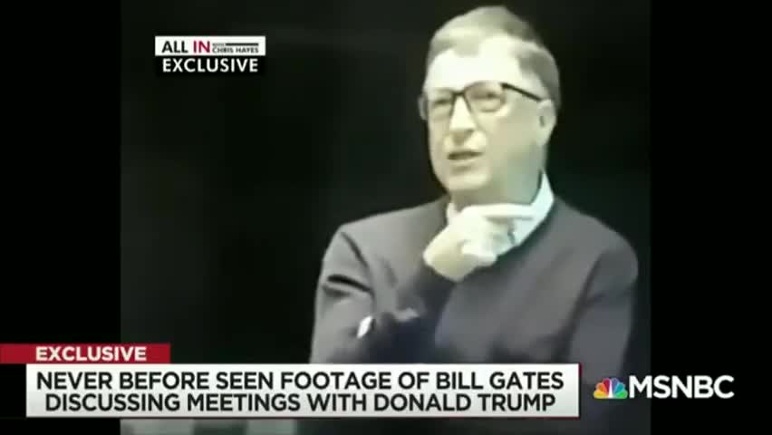 MSNBC : Bill Gates Discussing Meeting with Donald Trump on Vaccines