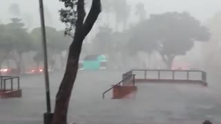 Tormenta eléctrica en Bucaramanga y el área metropolitana