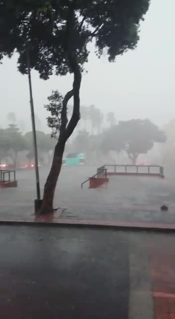 Tormenta eléctrica en Bucaramanga y el área metropolitana