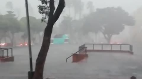 Tormenta eléctrica en Bucaramanga y el área metropolitana