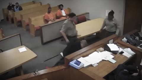 Terrifying New Courtroom Footage Goes Viral